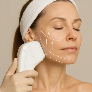 Woman having HI-FU to reduce wrinkles call LA LIPO Wentworth Now!